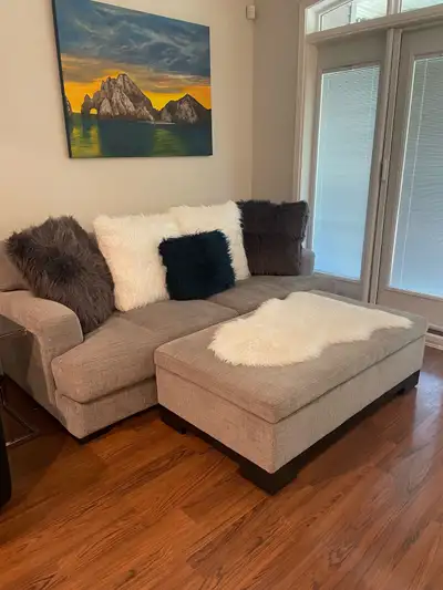 Custom built Sofa, Ottoman and Cushions , View more