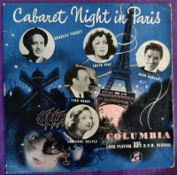 Cabaret Night In Paris LP $10