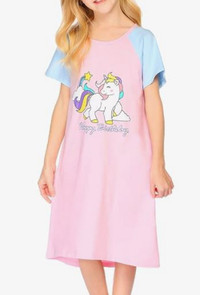 Nightgown Cotton Sleep Shirt Sleepwear  120cm, 6-7 Year