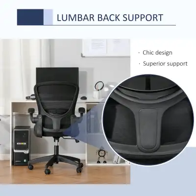 Lumbar Back Support mesh swivel office chair, View more