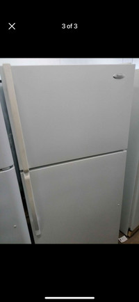 30” Whirlpool refrigerator with warranty