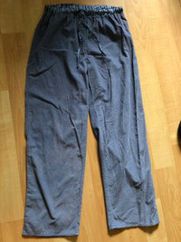 Ladies Corduroy pants $10 size 8-10, soft blue pull on elastic &