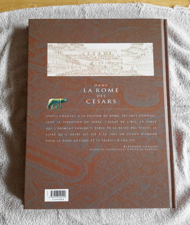 Livre Gilles Chaillet Dans la Rome des Césars + plan comme neuf dans Autre  à Ville de Montréal - Image 2
