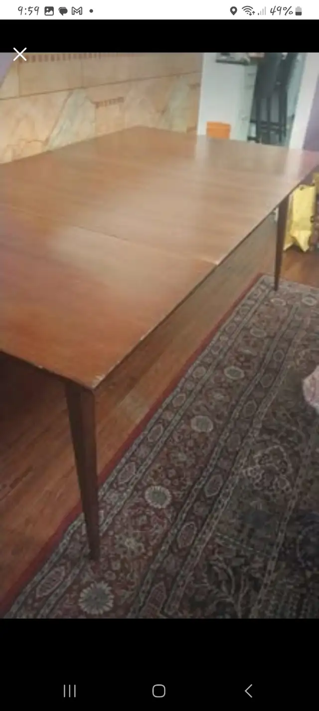 Vintage Mid-Century Modern Honderich Walnut Dining Set in Dining Tables & Sets in City of Toronto - Image 5