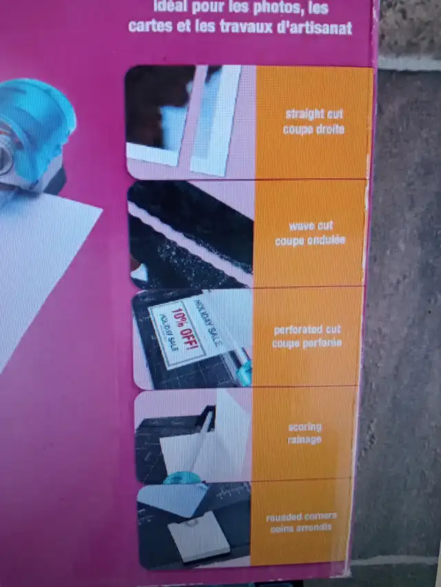 Tranche coupe papier 5 en 1 in Hobbies & Crafts in St-Georges-de-Beauce - Image 6