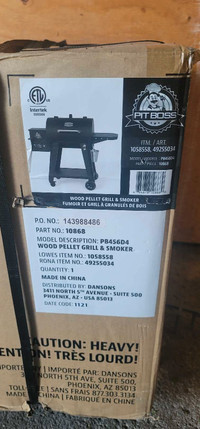 Pitboss wood pellet smoker & bbq