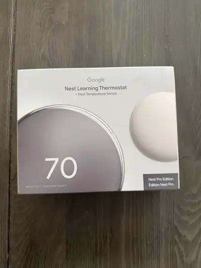 Google Nest pro thermostat, View more