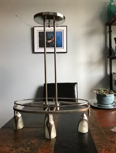 Hampton Bay 4-light Brushed Nichel Chandelier, View more