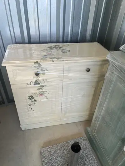 White wood cabinet, View more