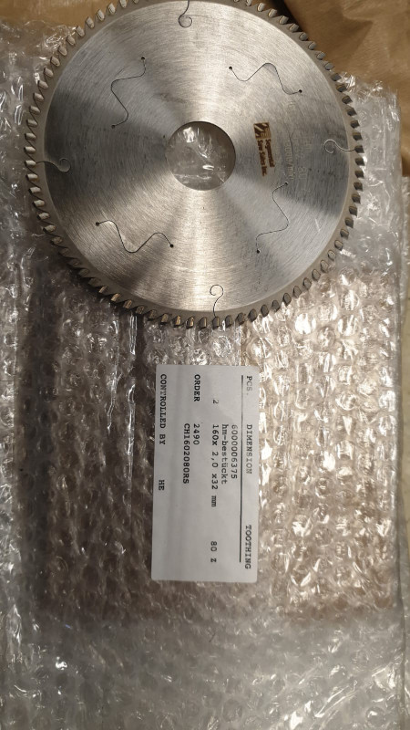 HM- Circular Saw Blade 160x 2.0x 32 mm 80 Z For Hard Surface DTZ in Other in Kitchener / Waterloo - Image 3
