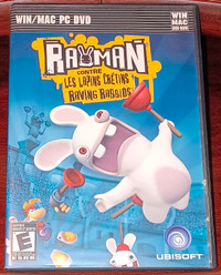 Rayman Raving Rabbids Ubisoft 2009 WIN/MAC NM Tested 2x Manuals