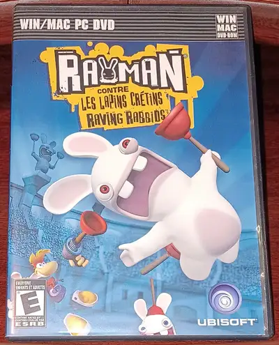 Rayman Raving Rabbids Ubisoft 2009 WIN/MAC NM Tested 2x Manuals, View more