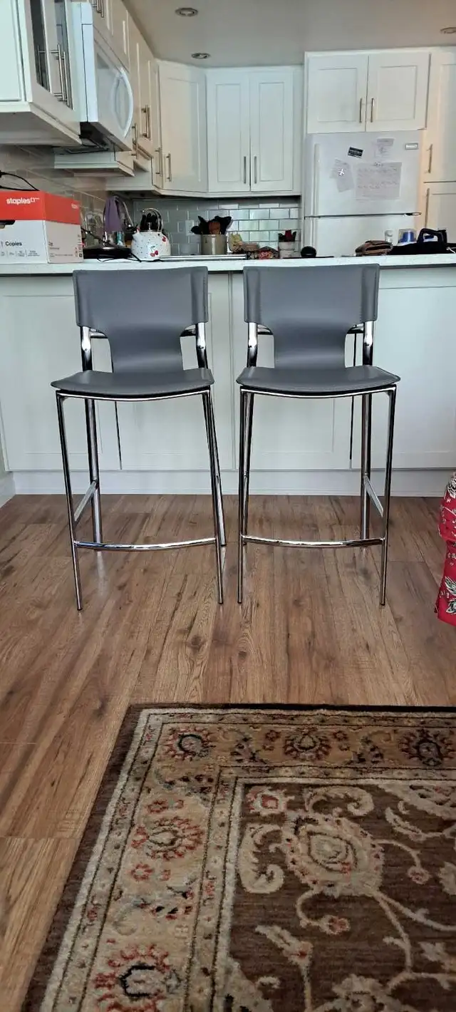 Modern Grey Bar Stools