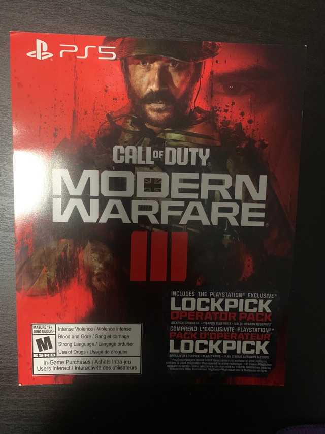 Call Of Duty Modern Warfare III Playstation 5 in Sony Playstation 5 in Winnipeg