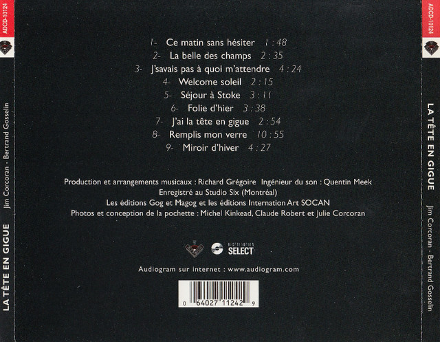 La tête en gigue CD pour cadeau dans CD, DVD et Blu-ray  à Saint-Hyacinthe - Image 2