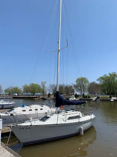Good condition. Full suite of sails suitable for racing. #1, 2,3 2 mainsails, 2 spinnakers. Most run...