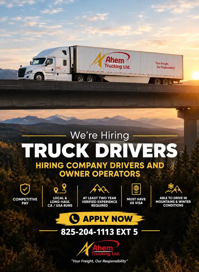Class 1 Drivers | Drivers & Security | Calgary | Free local classifieds ...