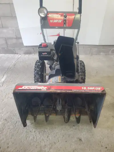 MTD Snowflite 10.5HP Snowblower, View more