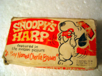 1989 Snoopy's Harp Lot of Two (2) w Instructions.