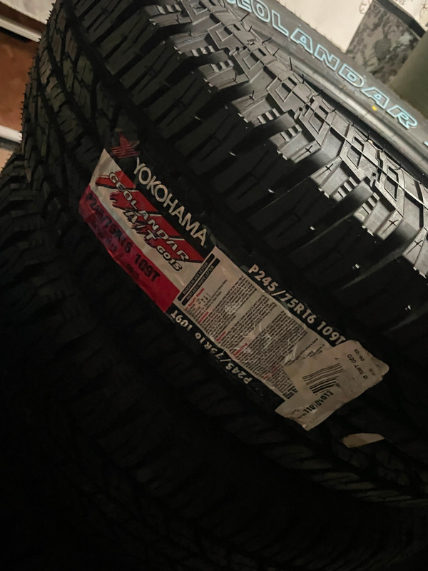 4 NEW 245/75R16 Yokohama Geolandar AT GO15 all terrain tires in Tires & Rims in City of Toronto - Image 2