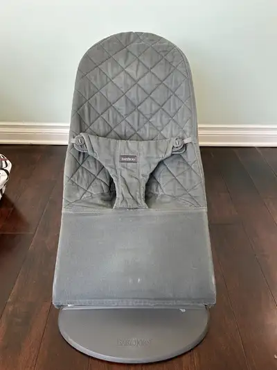Baby Bjorn Bouncer - Anthracite Cotton Classic, View more