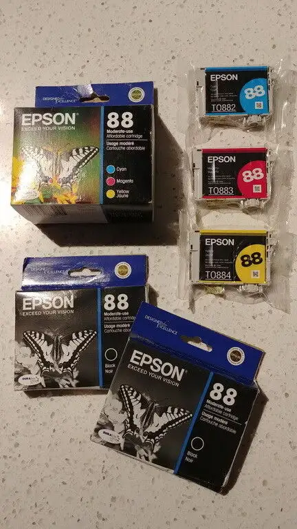 Cartouches d’encre Epson 88 in Printers, Scanners & Fax in Longueuil / South Shore - Image 2