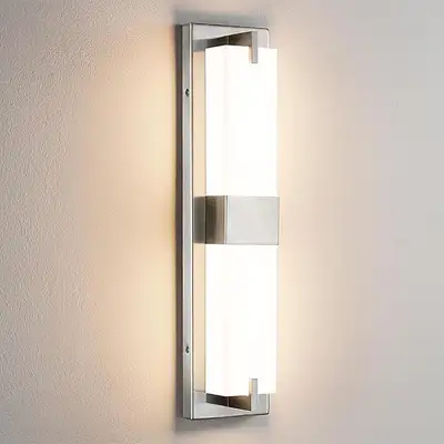WOSHITU Nickel Wall Sconce LED Dimmable Light model 208079WL-24S, View more