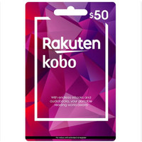 Rakuten Kobo eBook Gift Card $50 value