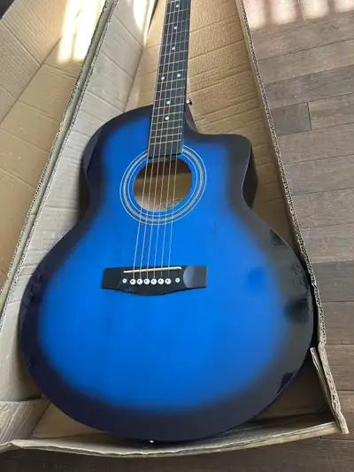 Brand New 41” Acoustic Guitar BLUEeeeee, View more