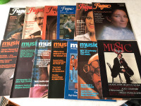 13 vintage Canadian classical music magazines 1970s/80s