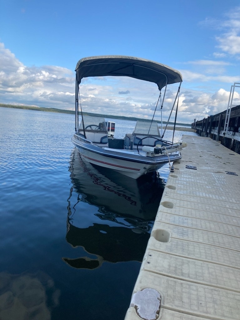 1986 16ft bass boat trophy hull and trailer Powerboats & Motorboats St. Albert Kijiji