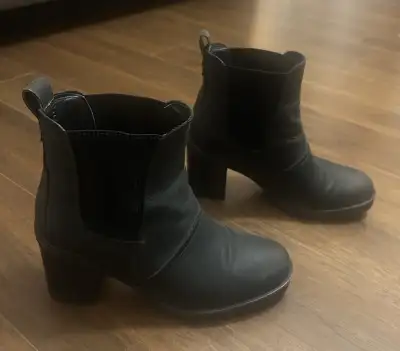 Ugg Black Suede Leather Boots, View more