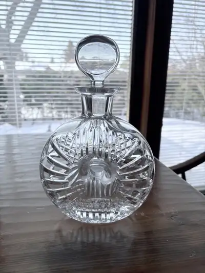 Vintage crystal decanter, View more