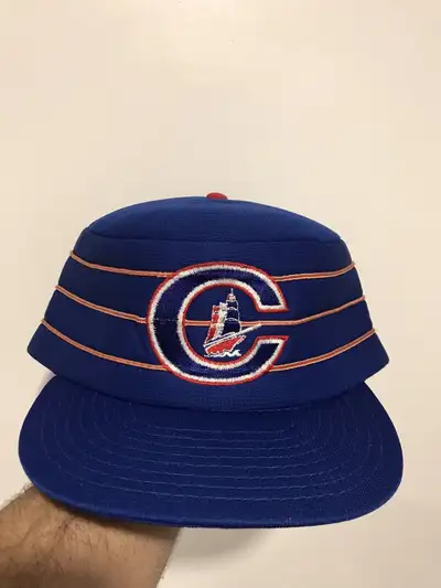 Vintage Columbus Clippers Pillbox MiLB Baseball Snapback Cap Hat Condition: New Deadstock