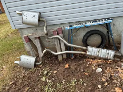 I have a dual exhaust for sale, not sure what it fits $100 obo