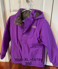 North face youth ski jacket