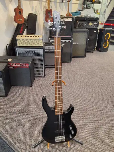 Squier MB-5 5 String Bass Guitar -Black, View more