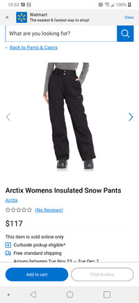 Ladies snow/ ski pants. Brand new with tags.