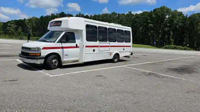 Chevrolet E4500 converted and registered as an RV, so insurance is easy and straightforward. Seats 7...