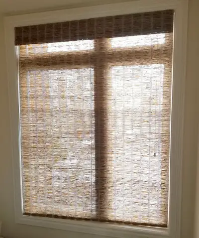 FREE Bamboo-Style Roll Up Shade