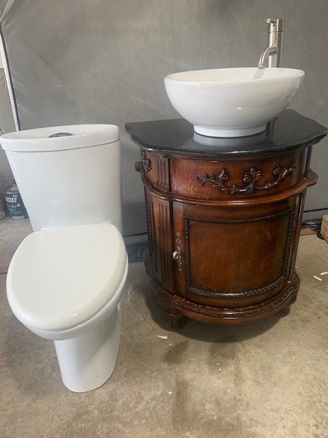 Vanity & Toilet