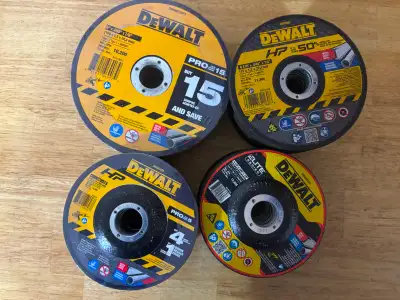 NEW DeWalt Metal Angle Grinder Cutoff Blades - Various Sizes. $1, View more