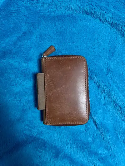 Galen Leather EDC zip wallet, View more
