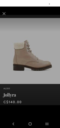Aldo Leather Boots 6.5