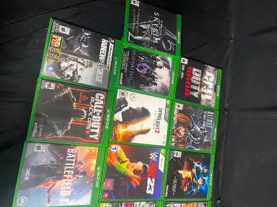 I am selling these Xbox One Games for these prices. All games in this ad are USED: 1. FIFA 17 - $6 2...