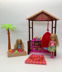 Barbie: Chelsea and friend with Tiki Play Set EUC
