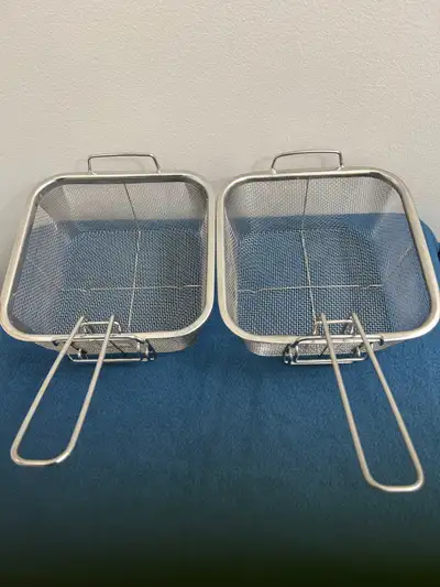 2 NEW Deep Fryer Baskets- $10, View more