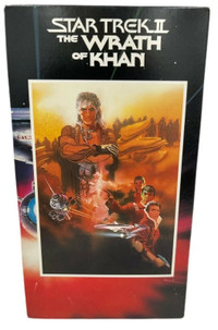 Star Trek I, II (Wrath of Khan), III, IV and VI Movies VHS