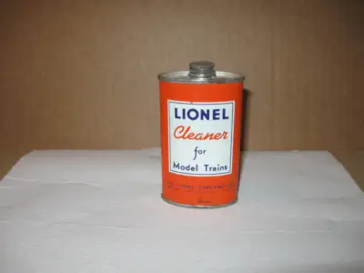 FOR SALE Lionel cleaner (solvent) for model trains, can is 3.5in. tall and 2in. wide.