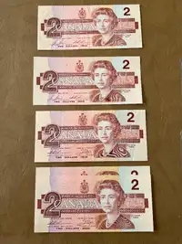 papier monnaie pour collection billet de $2,00